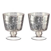 Champagne Collection Conical Bowl Shaped Votive (Set of 2)