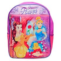 Disney Princess Belle Cinderella Ariel Girls Backpack 15”