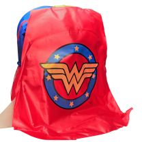 DC Comics Wonder Woman School Bag with Detachable Cape 16 inches