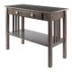 Stafford Console Hall Table, Oyster Gray