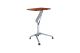 Workpad Height Adjustable Laptop Cart Mobile Desk, with Cherry Top