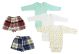 Infant Boys Long Sleeve Onezies and Boxer Shorts