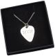 Ss Guitar Pick Necklace On 24