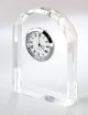Optic Crystal Arched Clock, 3.75