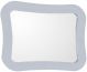 Framed mirror-manufactured wood-white