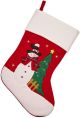 Christmas Stocking Snowman/Tree