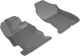 3D MAXpider Front Row Custom Fit All-Weather Floor Mat for Select Subaru Impreza/ Crosstrek Models - Kagu Rubber (Gray)
