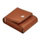 Leatherette Playing Cards Case Caramel