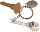 Wrench Key Chain W/Eng Tag,Matt Fin 4.5L