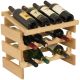 12 Bottle Dakota Wine Rack with Display Top, UN_Unfinished