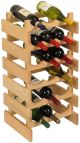 18 Bottle Dakota Wine Rack, UN_Unfinished