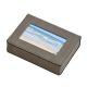 Leatherette Frame Cover Box, Grey 6.75X5