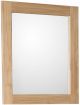 Rectangular frame mirror-solid fir-natural