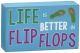 Life Is Better In Flip Flops Wd 3X5