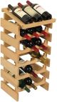 18 Bottle Dakota Wine Rack with Display Top, UN_Unfinished