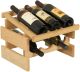 6 Bottle Dakota Wine Rack with Display Top, UN_Unfinished