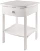 Claire Accent Table White Finish