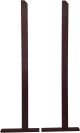Wooden Mallet Optional Accessory Solid Floor Stand for Divulge Displays, Mahogany