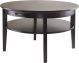 Amelia Round Coffee Table with Pull out Tray