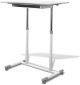 Height Adjustable Sit Stand Desk with White Top