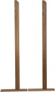 Wooden Mallet Optional Accessory Solid Floor Stand for Divulge Displays, Light Oak