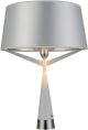 Paris Table Lamp White Carbon Steel and Fabric