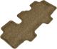 3D MAXpider Third Row Custom Fit Floor Mat for Select Kia Sorento Models - Classic Carpet (Tan)