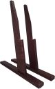 Wooden Mallet Optional Floor Stand for 4H Slope Displays, Mahogany