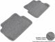 3D MAXpider Second Row Custom Fit Floor Mat for Select Ford Focus Models - Classic Carpet (Gray)