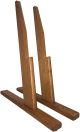 Wooden Mallet Optional Floor Stand for 4H Slope Displays, Medium Oak
