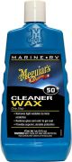 Meguiar's M5016 Marine/RV One Step Cleaner Wax – 16 Oz Bottle