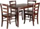 Inglewood 5-PC Set Dining Table w/ 4 Ladderback Chairs