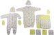 Sleep-n-Play, Gown, Caps, Mittens and Washcloths - 14 Pc Set