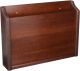 Privacy Letter Size Chart Holder, HIPAA Compliant, Mahogany