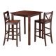 Parkland 3-Pc High Table with 2 Bar V-Back Stools