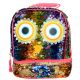 Sequin Owl Dual-Chamber Lunch Tote Bag Box