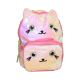 Cat Sequin Full Size Deluxe School Bag 16 inches with Lunch Bag (SET)