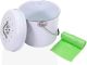 Gallon Kitchen Compost Bin Bucket with Silicone Handle Lid