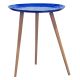 Lucerne Collection Taper End Table with Enamel Coating Indoor Serving Table 