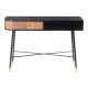 BLACK AND TAN CONSOLE TABLE