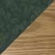Dakota Wave Single Bench, Leaf Green, Light Oak