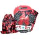 Minnie Mouse Backpack 5 Piece Lunch Tote Bag Box with Cinch Sack