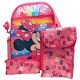 Minnie I Love Rainbows 5 Piece Backpack School Combo Set