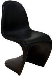 S Shape Plastic Dining Side Chair