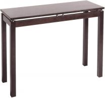 Linea Console / Hall Table with Chrome Accent