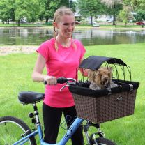 2019 Pet-Pilot Wicker MAX – Dog Bicycle Basket Bike Carrier